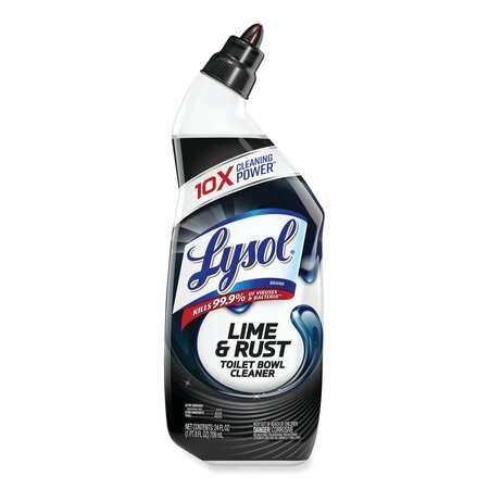 LYSOL Disinfectant Toilet Bowl Cleaner w/Lime/Rust Remover, Atlantic Fresh, 24 oz 19200-98013